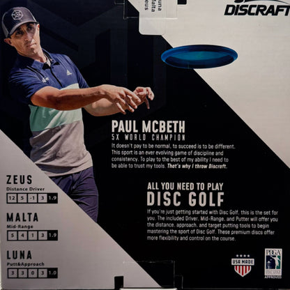 Paul McBeth Premium Disc Golf Set 3-Pack
